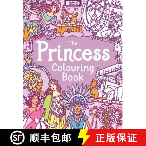 【3-4周达】The Princess Colouring Book [9781780553429]