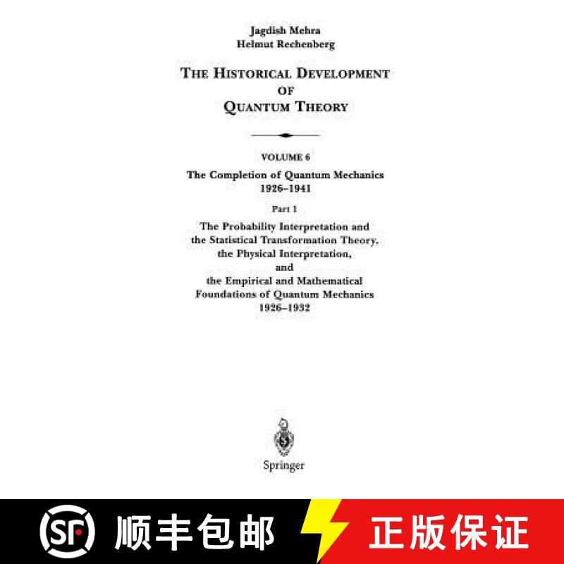 【3-4周达】Probability Interpretation and the Statistical Transformation Theory, the Physical Interpr... [9780387951812]