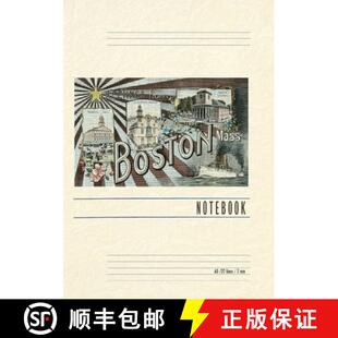 Greetings 9798385421657 4周达 Massachusetts Boston from Notebook Lined Vintage