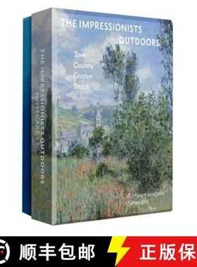 【3-4周达】The Impressionists Outdoors - Notecard Set : Town, Country, Garden, Seaside [9780789254726]