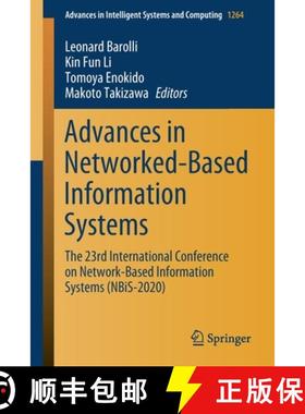 【3-4周达】Advances in Networked-Based Information Systems : The 23rd International Conference on Net... [9783030578107]