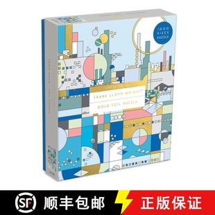 【3-4周达】Frank Lloyd Wright City by the Sea 1000 Piece Foil Puzzle [9780735367500]