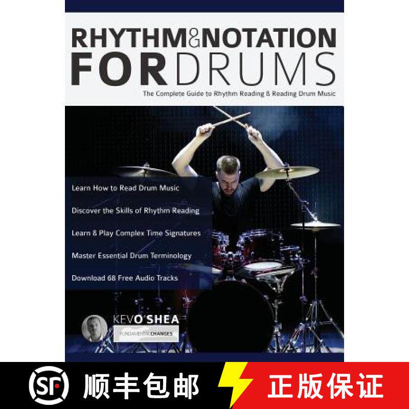 【3-4周达】Rhythm and Notation for Drums: The Complete Guide to Rhythm Reading and Drum Music (Learn ... [9781911267546]