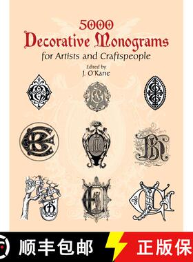 【3-4周达】5000 Decorative Monograms for Artists and Craftspeople [9780486429793]