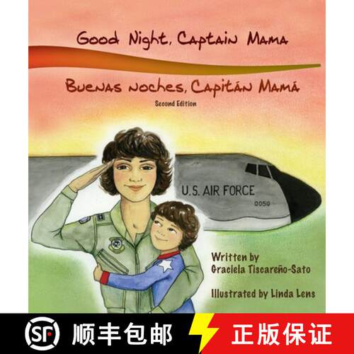 【3-4周达】精装 Good Night, Captain Mama - Buenas noches, Capitán Mamá : 1st in an award-winning, b... [9780983476047]