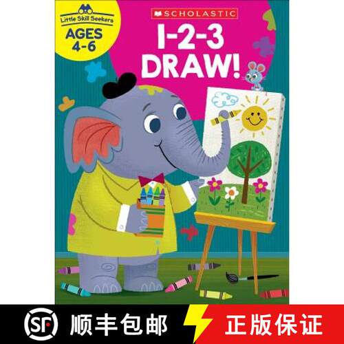 【3-4周达】Little Skill Seekers: 1-2-3 Draw! Workbook [9781338306354]