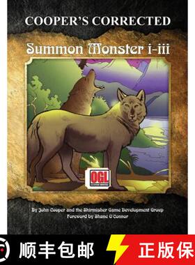 预订 Cooper's Corrected Summon Monster I-III [9781935050315]