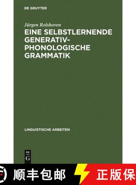 【3-4周达】Eine selbstlernende generativ-phonologische Grammatik [9783484302181]