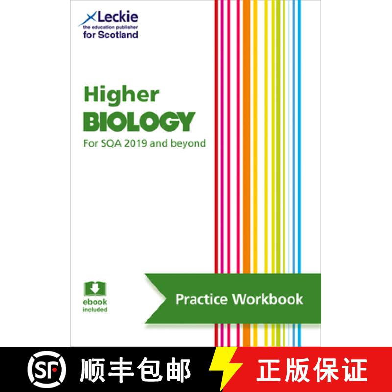 【3-4周达】Leckie Higher Biology for Sqa 2019 and Beyond - Practice Workbook: Practise and Learn Sqa ... [9780008446734]