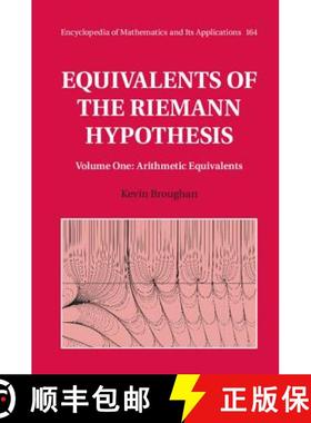 【3-4周达】Equivalents of the Riemann Hypothesis: Volume 1, Arithmetic Equivalents: - Arithmetic Equi... [9781107197046]