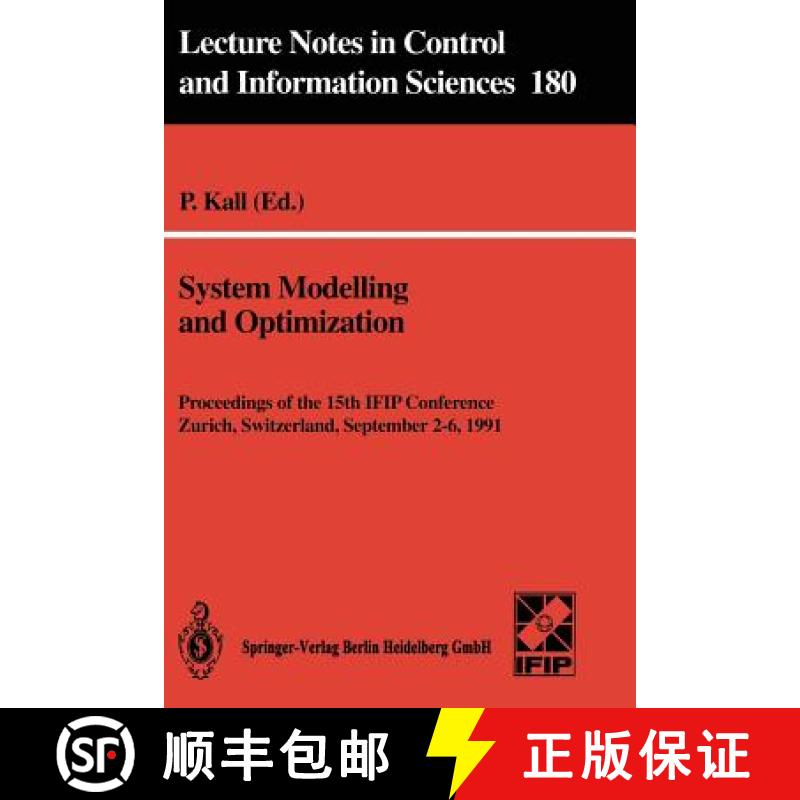 【3-4周达】System Modelling and Optimization: Proceedings of the 15th Ifip Conference, Zurich, Switze... [9783540555773]