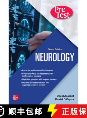 【3-4周达】Pretest Neurology 10th Edition [9781260468298]