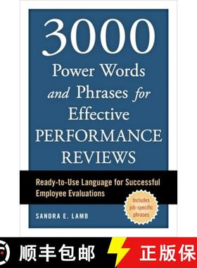 【3-4周达】3000 Power Words and Phrases for Effective Performance Reviews: Ready-to-Use Language for ... [9781607744825]