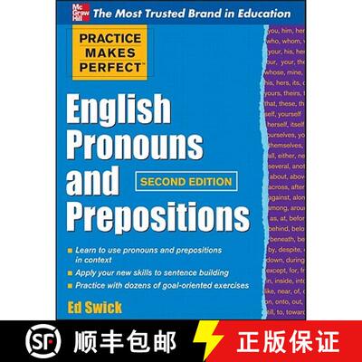 【3-4周达】Practice Makes Perfect English Pronouns and Prepositions, Second Edition [9780071753876]