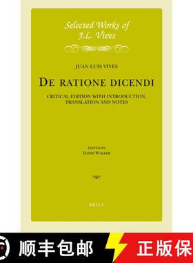 预订 J.L. Vives: de Ratione Dicendi [9789004354760]