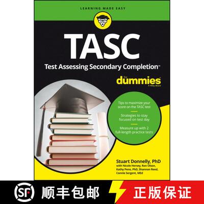 【3-4周达】Tasc Test Assessing Secondary Completion For Dummies [Wiley备考类] [9781118966433]