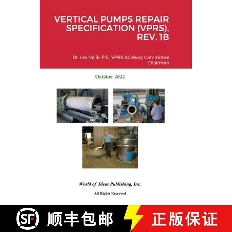 【3-4周达】Vertical Pumps Repair Specification (Vprs), Rev. 1b [9781471018794]