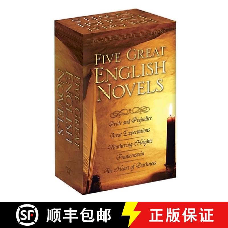 预订 Five Great English Novels Boxed Set [9780486807430]