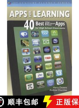 【3-4周达】Apps for Learning: 40 Best iPad/iPod Touch/iPhone Apps for High School Classrooms [9781452225326]