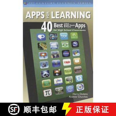 【3-4周达】Apps for Learning: 40 Best iPad/iPod Touch/iPhone Apps for High School Classrooms [9781452225326]
