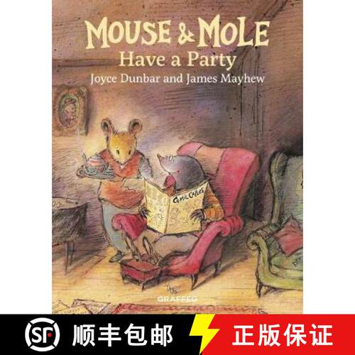 【3-4周达】精装 Mouse and Mole Have a Party [9781912050390]