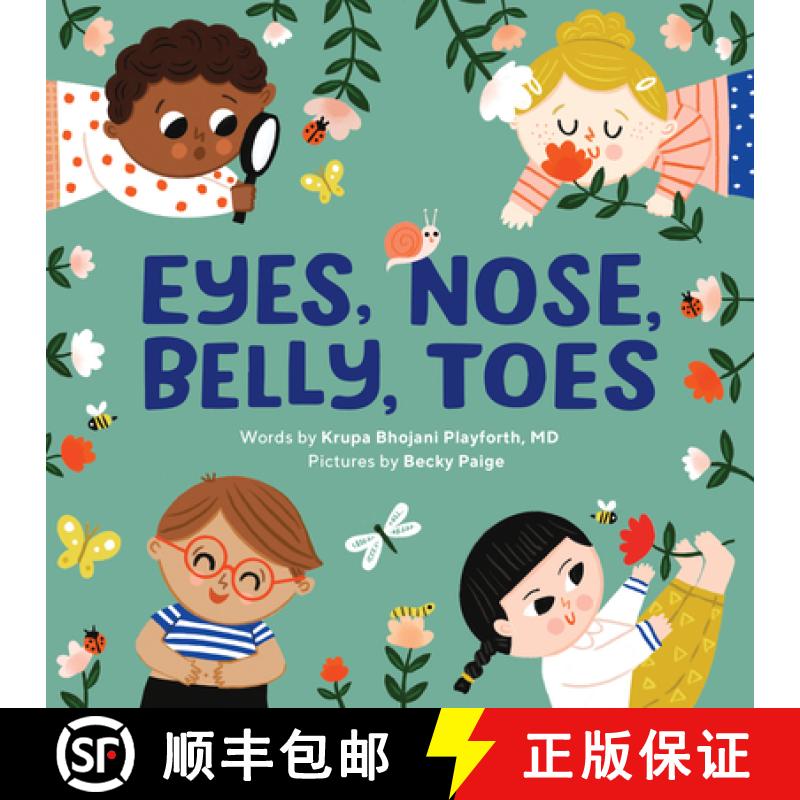 【2-3周达】Eyes, Nose, Belly, Toes : My First Human Body Book [9798886081947]