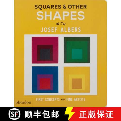 【3-4周达】精装 Squares & Other Shapes: with Josef Albers [9781838669607]