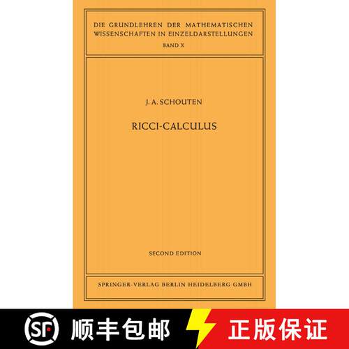【3-4周达】Ricci-Calculus: An Introduction to Tensor Analysis and Its Geometrical Applications [9783642056925]