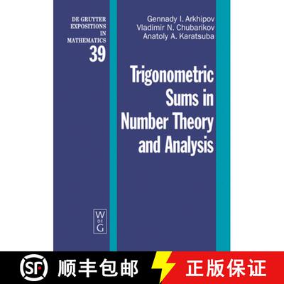 预订 Trigonometric Sums in Number Theory and Analysis [9783110162660]
