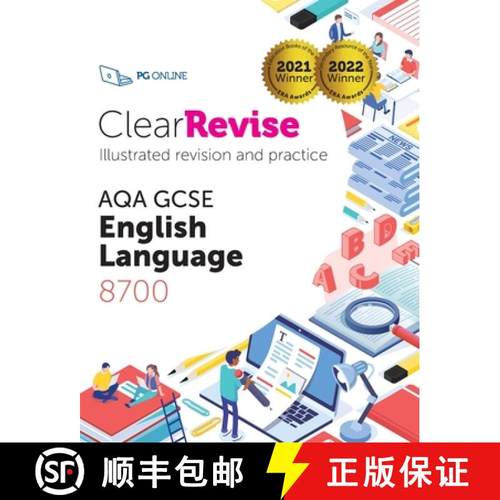 【3-4周达】ClearRevise AQA GCSE English Language 8700 [9781910523414]