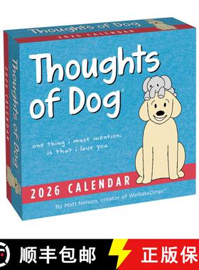 【3-4周达】Thoughts of Dog 2026 Day-to-Day Calendar [9781524897826]