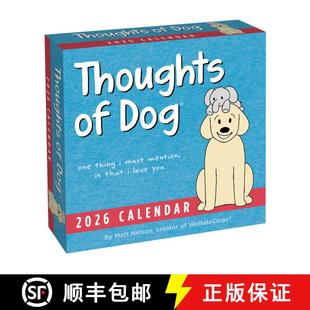 【3-4周达】Thoughts of Dog 2026 Day-to-Day Calendar [9781524897826]
