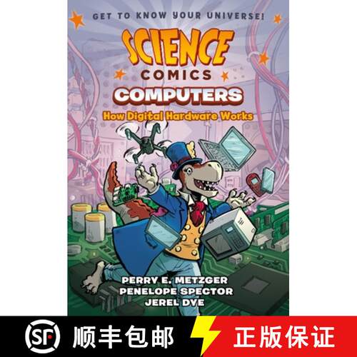 【3-4周达】精装 Science Comics: Computers: How Digital Hardware Works [9781626727656]