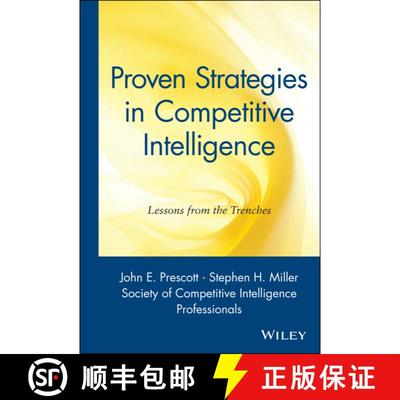 【3-4周达】Proven Strategies In Competitive Intelligence: Lessons From The Trenches [Wiley经管] [9780471401780]