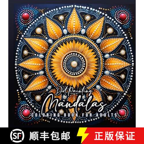 【3-4周达】Dot Painting Mandala Coloring Book for Adults : Mandalas Coloring Book for Adults - Dot Pa... [9783758407734]