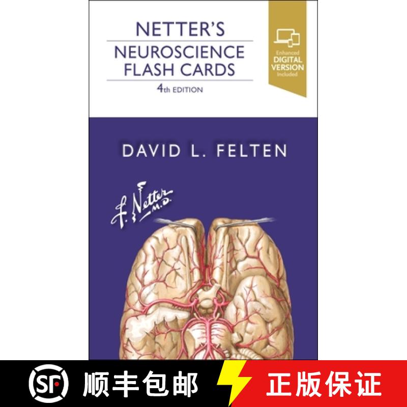 【3-4周达】Netter's Neuroscience Flash Cards [9780323756433]