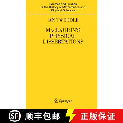 【3-4周达】MacLaurin's Physical Dissertations [9781849966245]