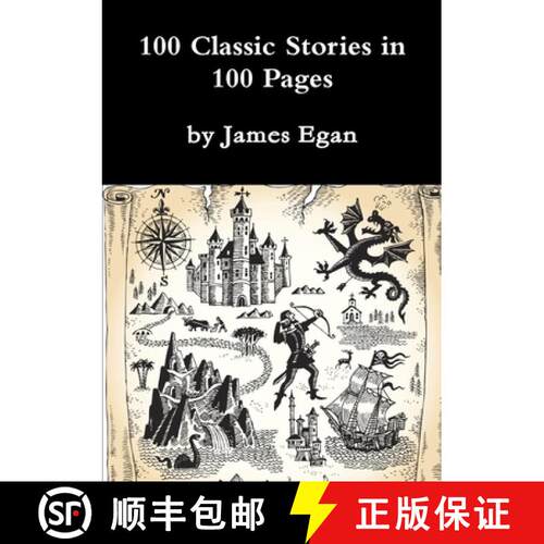 【3-4周达】100 Classic Stories in 100 Pages [9781326235642]