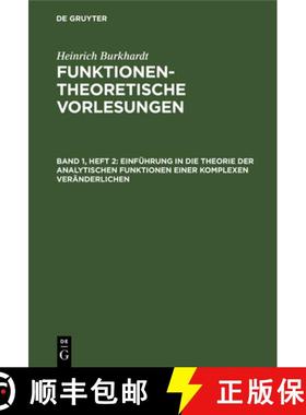 预订 Einführung in die Theorie der analytischen Funktionen einer komplexen Veränderlichen [9783112608951]
