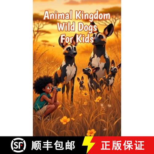【3-4周达】Animal Kingdom Wild Dogs for Kids: Fun Facts About African Painted Dogs, Pack Behavior, En... [9783690834582]