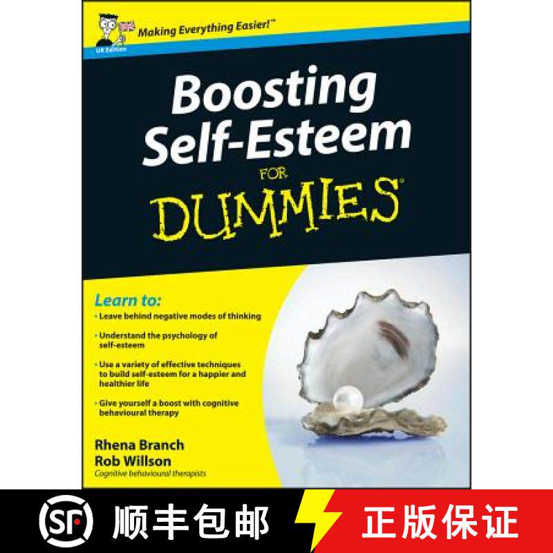 【3-4周达】Boosting Self-Esteem For Dummies [Wiley自助类] [9780470741931]