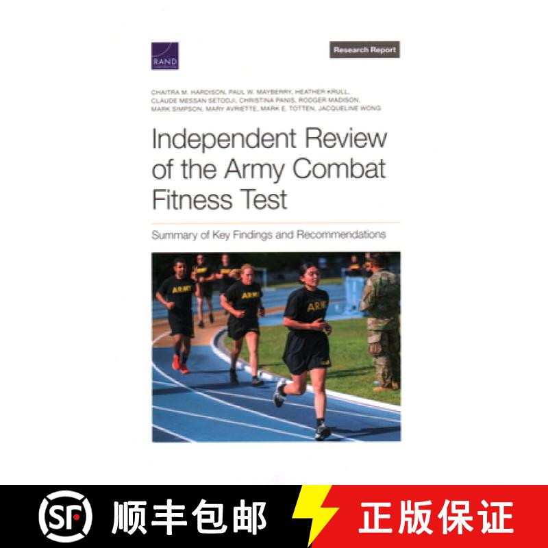 【2-3周达】Independent Review of the Army Combat Fitness Test: Summary of Key Findings and Recommenda... [9781977408839]