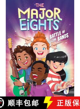 【3-4周达】The Major Eights 1: Battle of the Bands, Volume 1 [9781499805659]