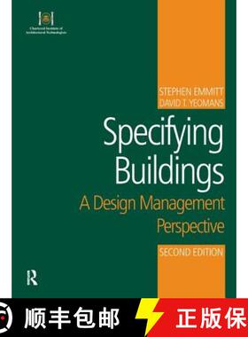 【3-4周达】Specifying Buildings: A design management perspective [9780750684507]