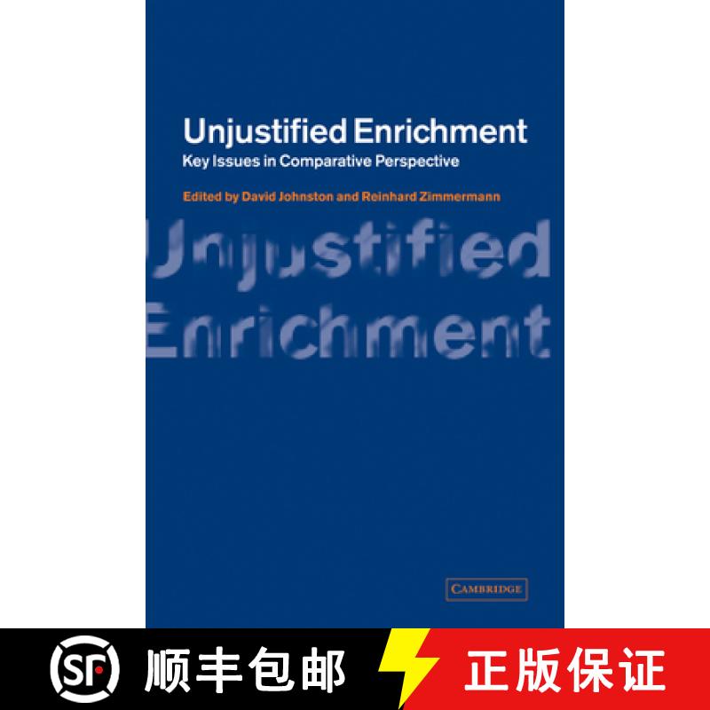 【3-4周达】Unjustified Enrichment: Key Issues in Comparative Perspective [9780521808200]
