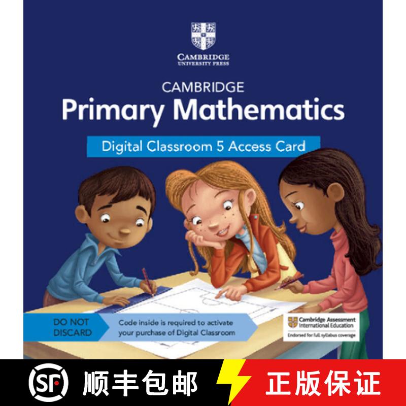【3-4周达】Cambridge Primary Mathematics Digital Classroom 5 Access Card (1 Year Site Licence) [9781108824552]