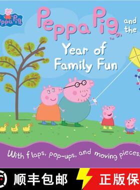 【2-3周达】Peppa Pig and the Year of Family Fun: (Interactive Pop-Up Book with Flaps, Tabs, and Movin... [9780763687397]