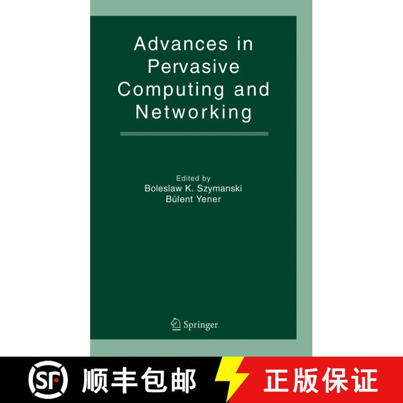 【3-4周达】精装 Advances in Pervasive Computing and Networking [9780387230429]