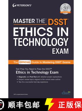 【3-4周达】Master the DSST Ethics in Technology Exam [9780768944471]