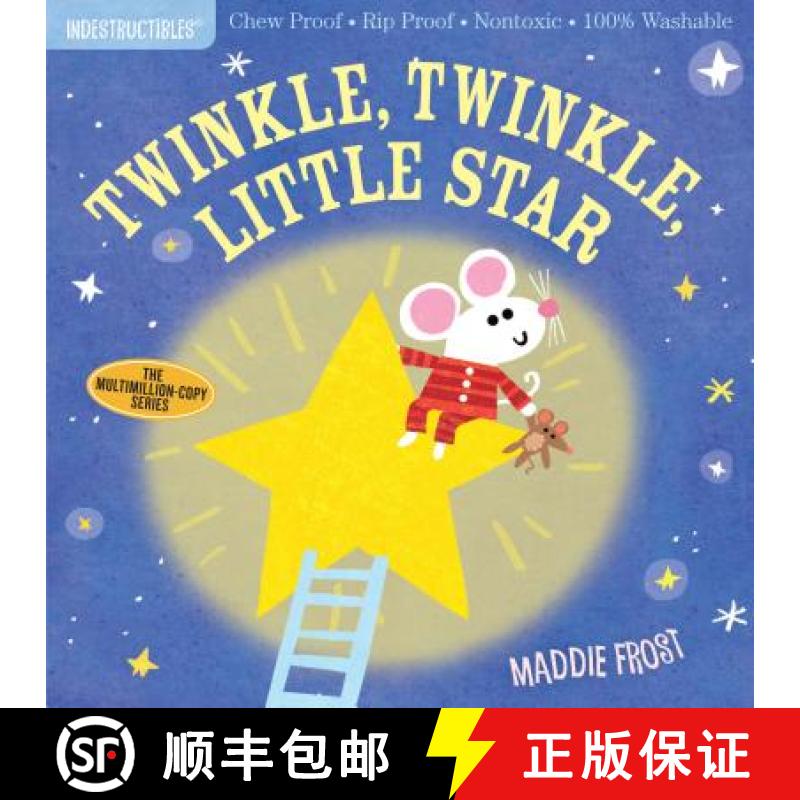 【3-4周达】Indestructibles: Twinkle, Twinkle, Little Star: Chew Proof - Rip Proof - Nontoxic - 100% W... [9781523505111]